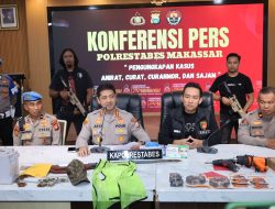 Sepekan, Polrestabes Makassar Amankan 38 Pelaku Kejahatan Jalanan