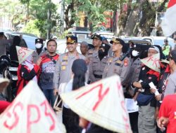Kapolrestabes Makassar Turun Langsung Pantau Aksi May Day 2026