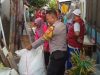 Bhabinkamtibmas, Perangkat Kelurahan, dan Warga Kompak Gelar Kerja Bakti Bersama
