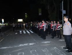 Kapolrestabes Makassar Pimpin Patroli Malam dan Razia Geng Motor