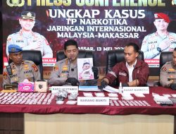 Polrestabes Makassar Bongkar Jaringan Narkoba Internasional Malaysia–Makassar, WNA Masuk Daftar Buronan Polisi