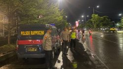 Wakapolsek Rappocini dan Personel Lakukan Penjagaan Pemantauan Cegah Kelompok Geng Motor