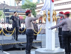 Polsek Bontoala Jadi Pelaksana Upacara Hari Kebangkitan Nasional ke-118 di Polrestabes Makassar