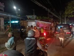 Hadirkan Rasa Aman, Polsek Biringkanaya Bersama Bankompol Gelar Patroli Kamtibmas Malam Hari