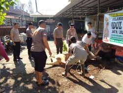 Idul Adha 1447 H, Polsek Ujung Pandang Tebar Kepedulian Lewat Pembagian Daging Qurban