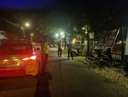 Patroli Subuh Polsek Tallo Antisipasi Gangguan Kamtibmas di Wilayah Rawan