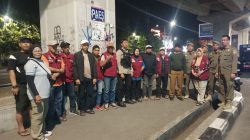 Bhabinkamtibmas dan Tripilar Sisir Area Bawah Fly Over Pettarani, Situasi Terpantau Kondusif