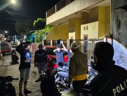 Jaga Kamtibmas Tetap Kondusif, Personel Polsek Manggala Gencarkan Patroli Hingga Jelang Pagi